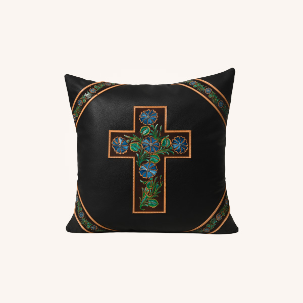 Leather Cushion Covers (Leather)