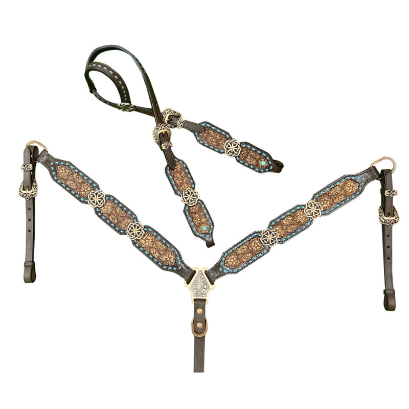 Headstall And Breastcollar Set (HSBM 114119)