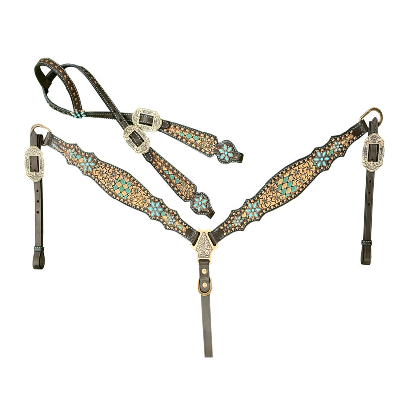 Headstall And Breastcollar Set (HSBM 114120)