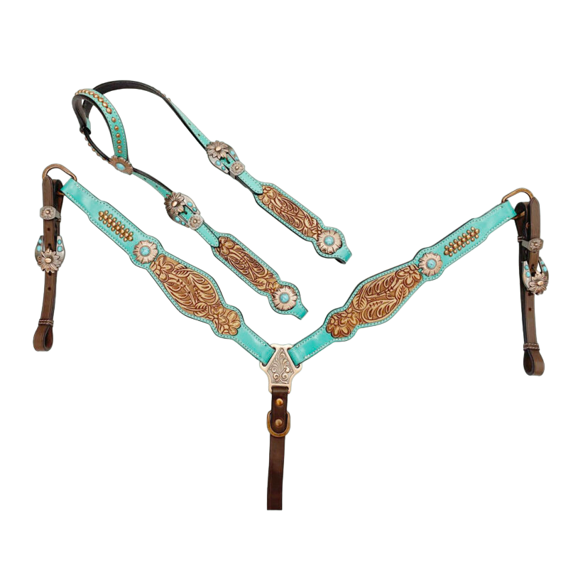 Headstall And Breastcollar Set (HSBM 114121)