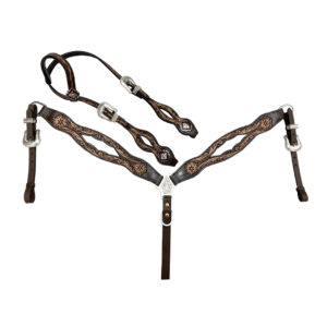 Headstall And Breastcollar Set (HSBM 114115)