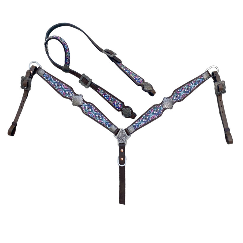 Headstall And Breastcollar Set (HSBM 114125)