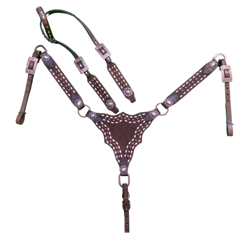 Headstall And Breastcollar Set (HSBM 114145)