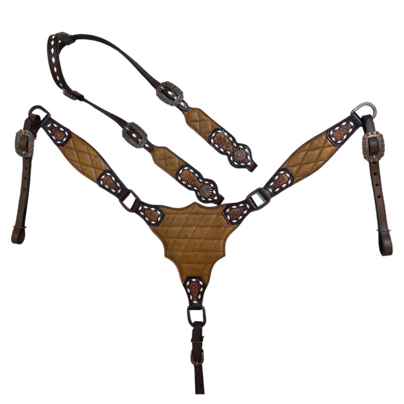 Headstall And Breastcollar Set (HSBM 114147)