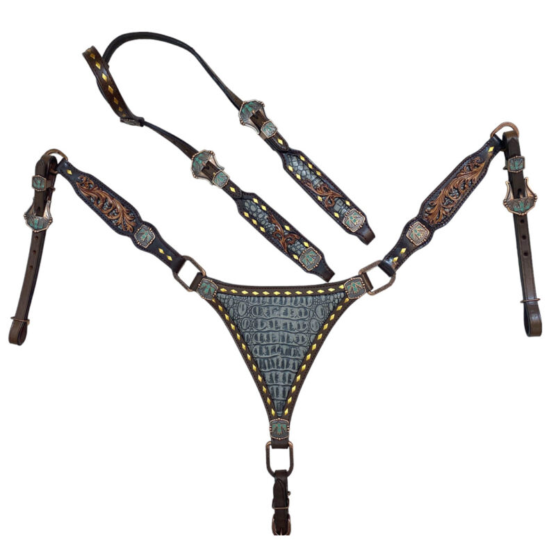 Headstall And Breastcollar Set (HSBM 114152)