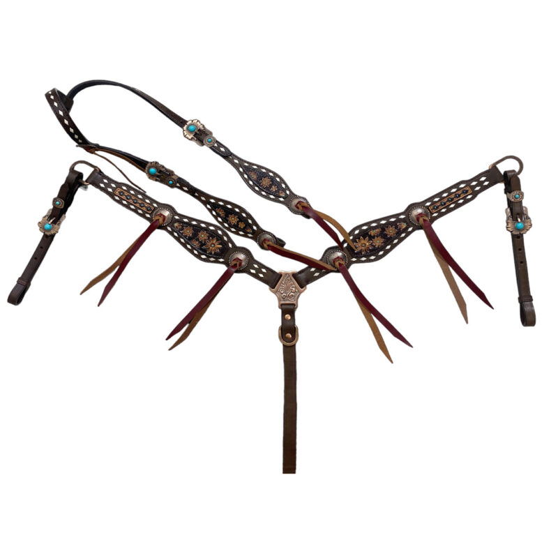 Headstall And Breastcollar Set (HSBM 114136)