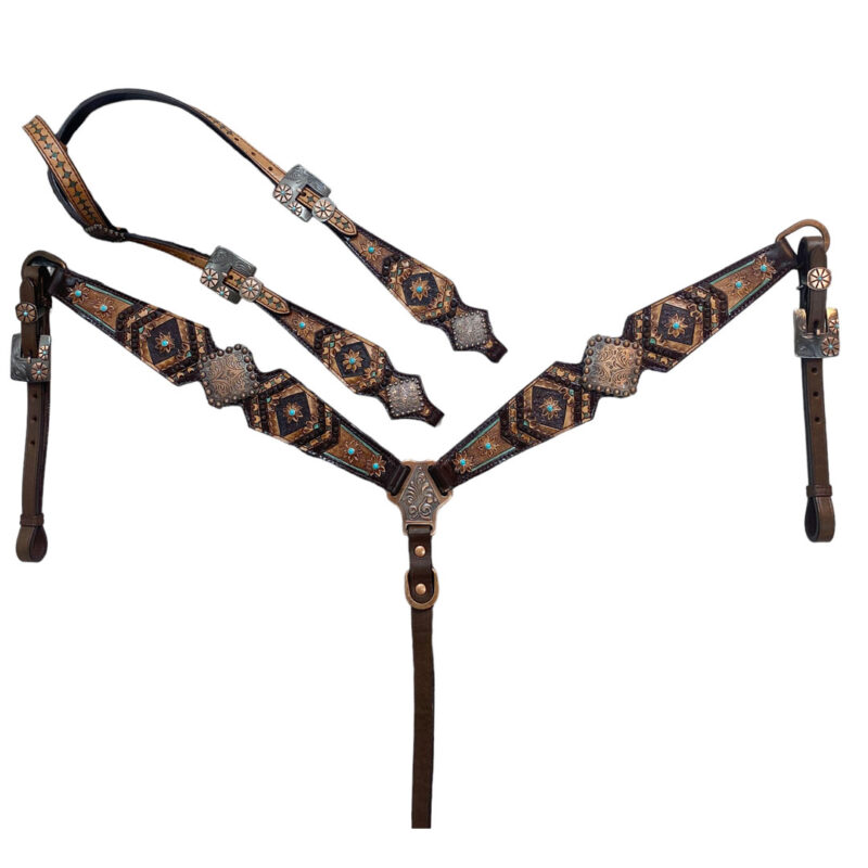 Headstall And Breastcollar Set (HSBM 114137)