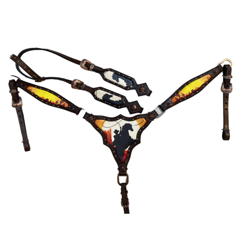 Headstall And Breastcollar Set (HSBM 114138)