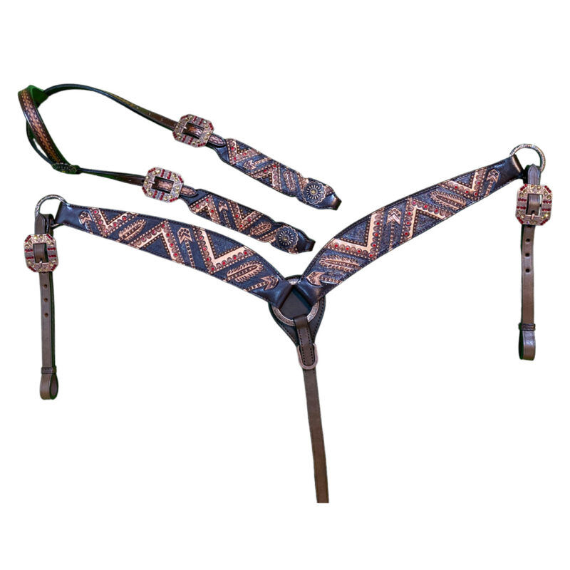 Headstall And Breastcollar Set (HSBM 114141)