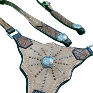Headstall And Breastcollar Set (HSBM 114143)