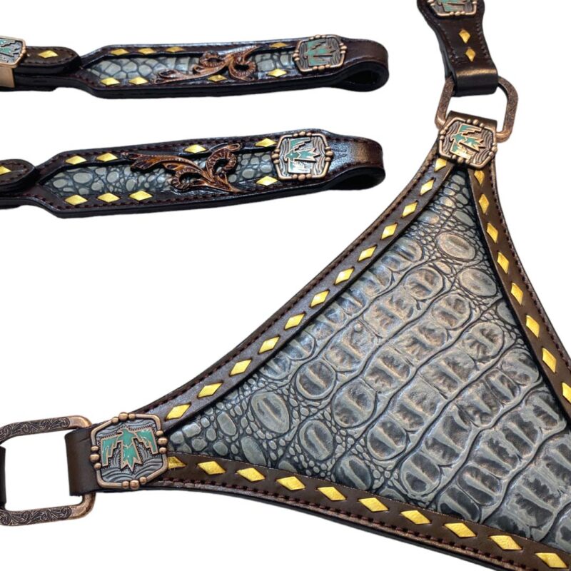 Headstall And Breastcollar Set (HSBM 114152)