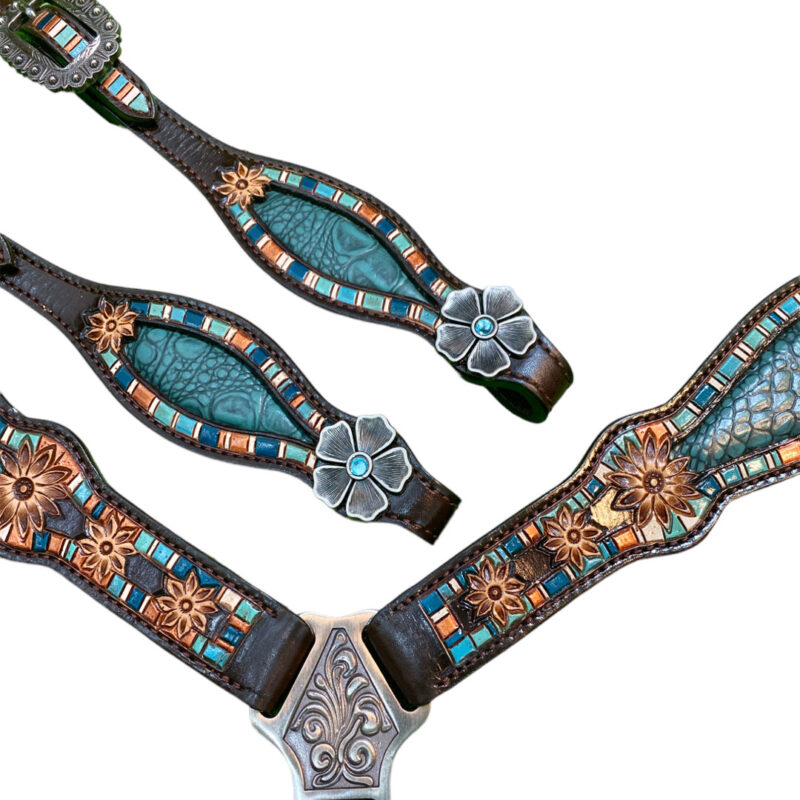 Headstall And Breastcollar Set (HSBM 114140)