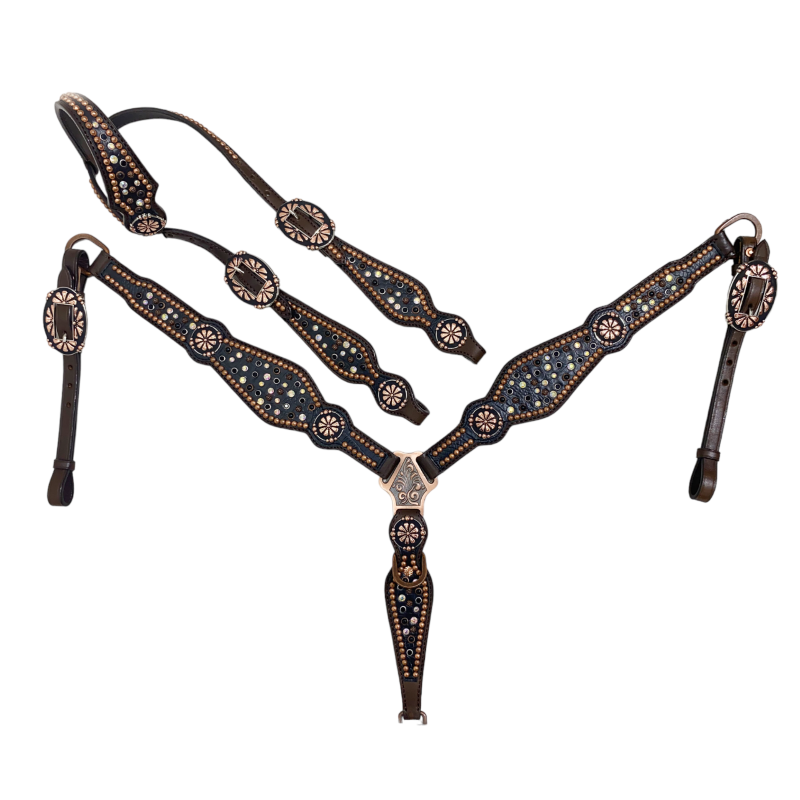 Leather Headstall Set HSBM 114157