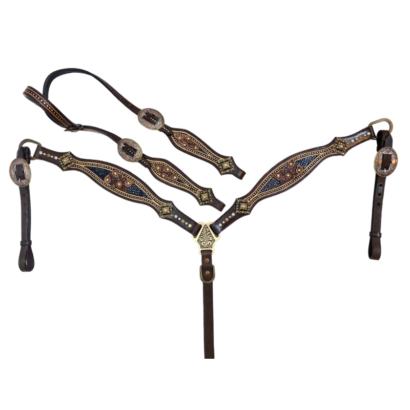 Headstall And Breastcollar Set (HSBM 114160)