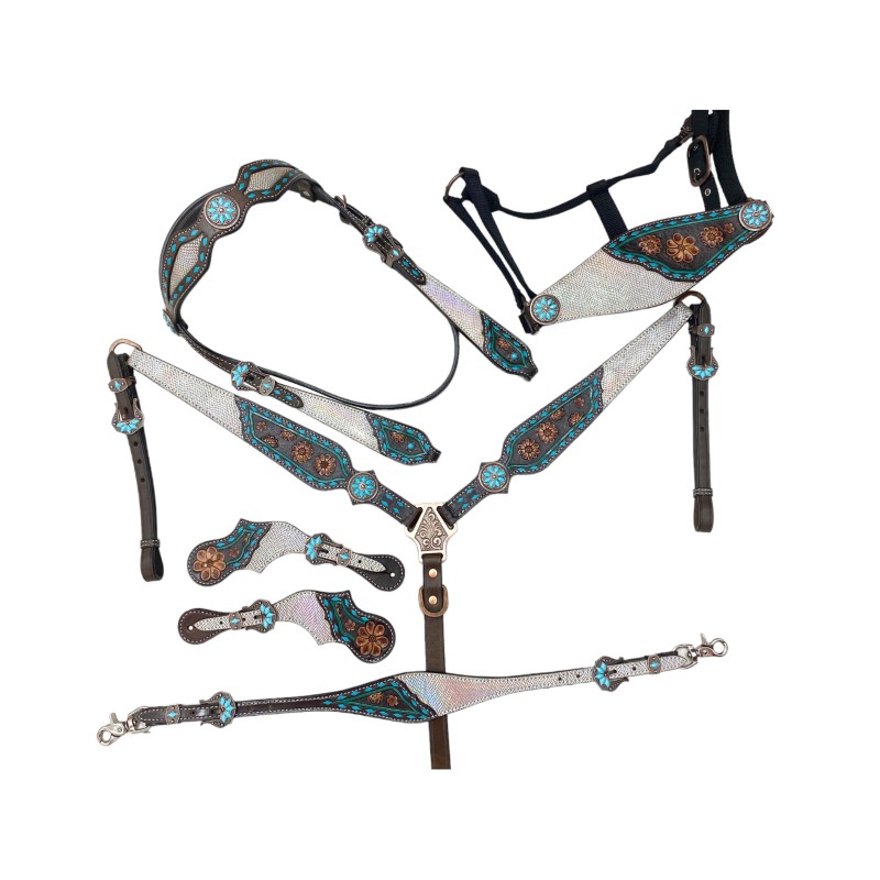 Headstall And Breastcollar Set (HSBM 114170)