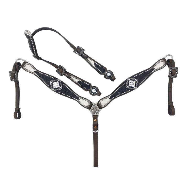 Headstall And Breastcollar Set (HSBM 114182)