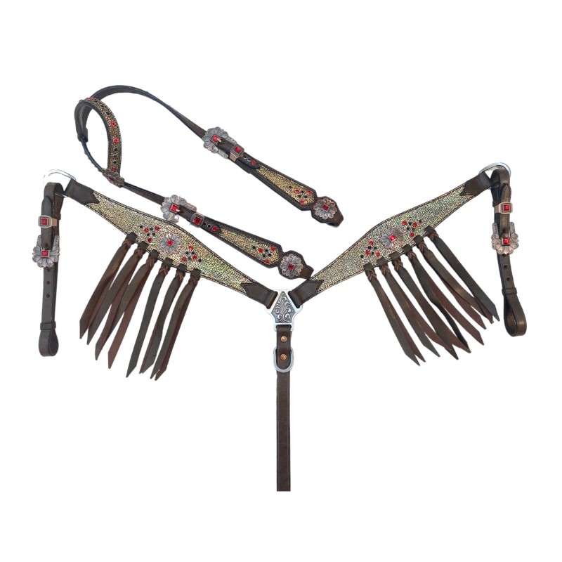 Headstall And Breastcollar Set (HSBM 114185)
