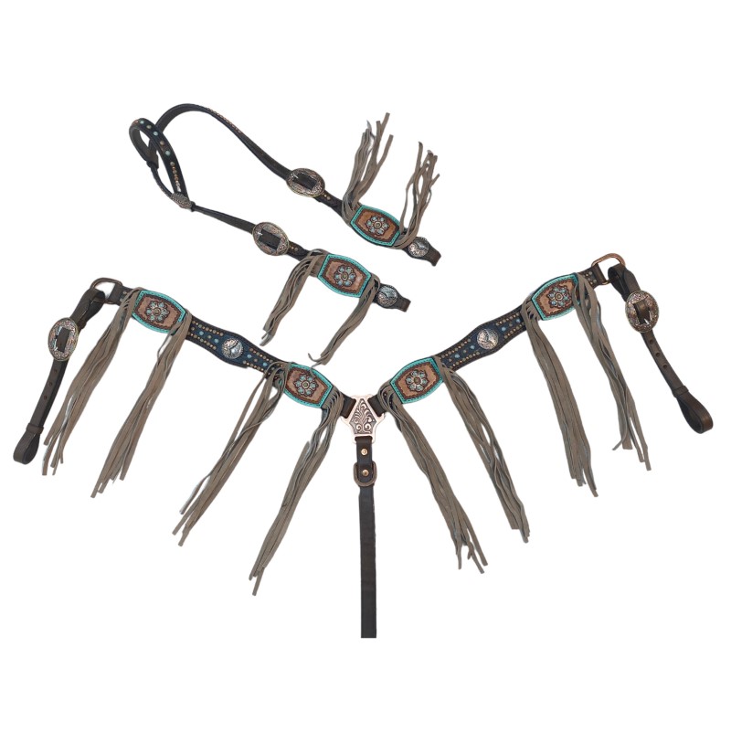 Headstall And Breastcollar Set (HSBM 114186)