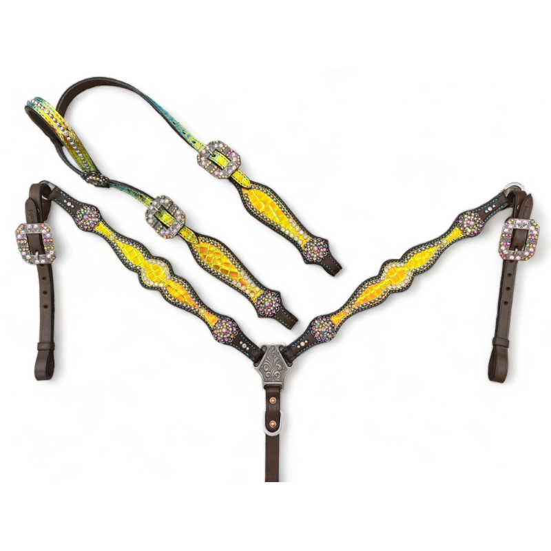 Headstall And Breastcollar Set (HSBM 114189)