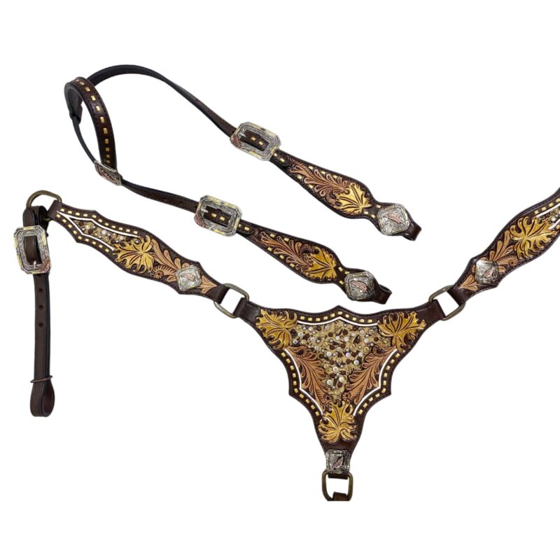 Headstall And Breastcollar Set (HSBM 114162)