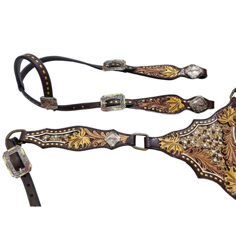 Headstall And Breastcollar Set (HSBM 114162)
