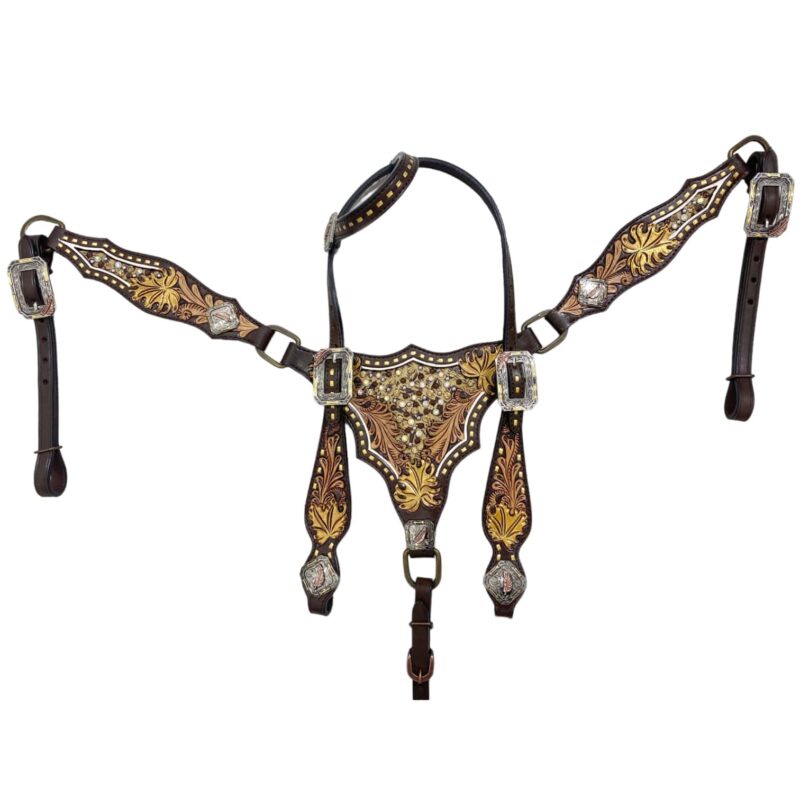 Headstall And Breastcollar Set (HSBM 114162)