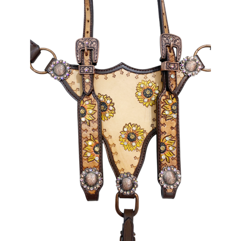 Western Leather Headstall tack set (HSBM 114166) - Image 10