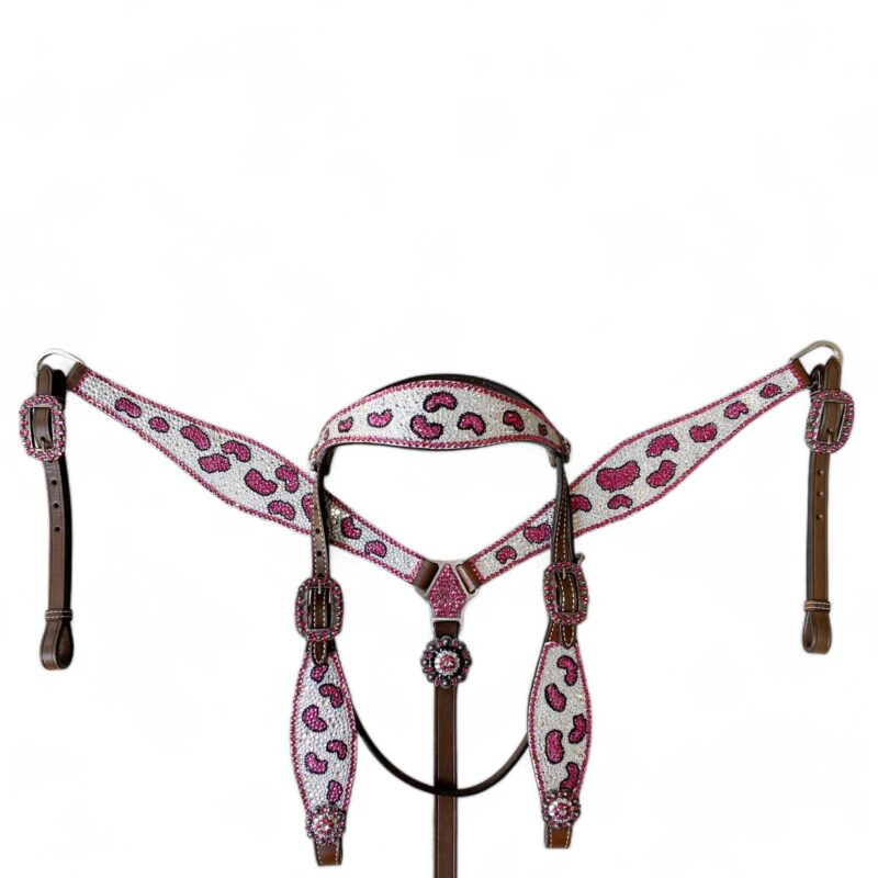 Western Leather Headstall Tack Set  (HSBM 114213) - Image 8