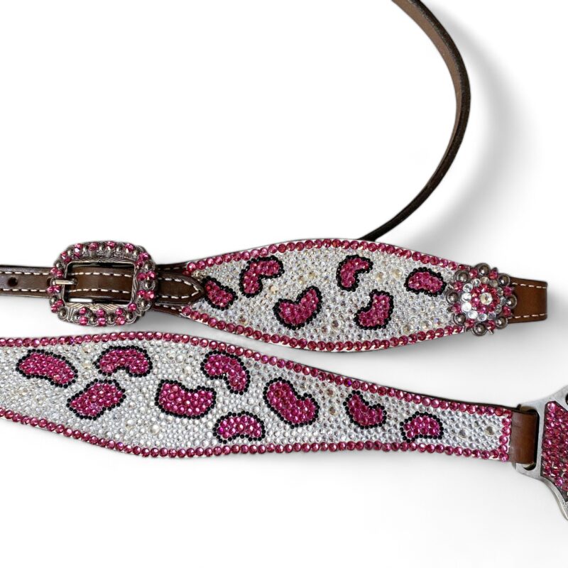Western Leather Headstall Tack Set  (HSBM 114213) - Image 4