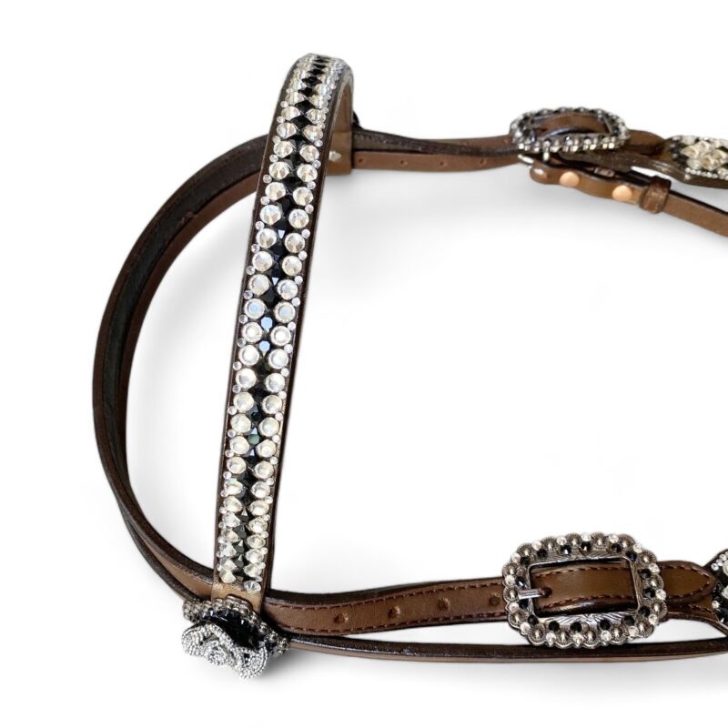 Western Leather Headstall Tack Set  (HSBM 114214) - Image 10