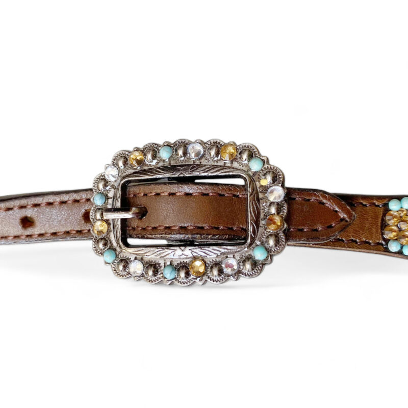 Western Leather Headstall Tack Set  (HSBM 114215) - Image 5