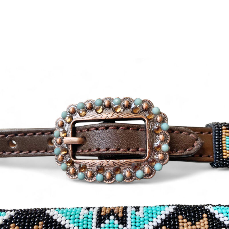 Western Leather Headstall Tack Set  (HSBM 114223) - Image 6