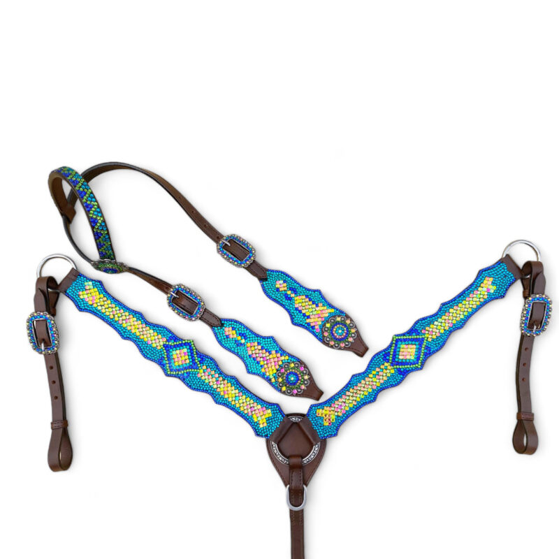 Western Headstall Tack Set-   HSBM 114253 - Image 13