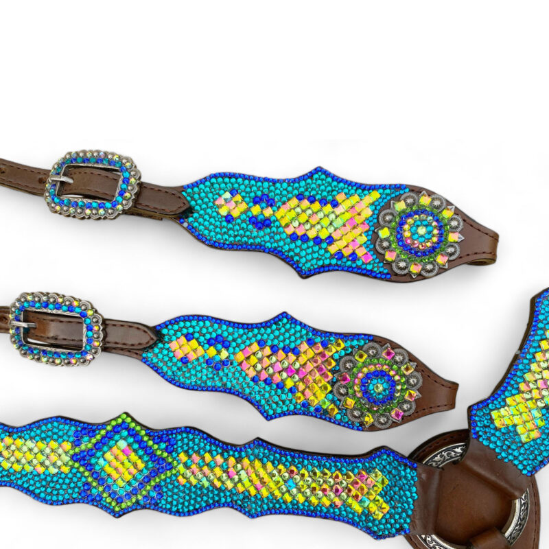 Western Headstall Tack Set-   HSBM 114253 - Image 3