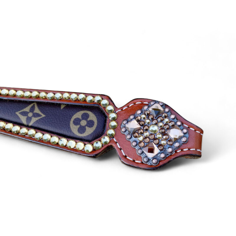 Western Leather Headstall tack set (HSBM 114254) - Image 5