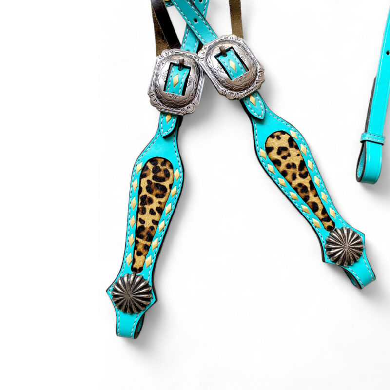 Western Leather Headstall tack Set (HSBM 114229) - Image 13