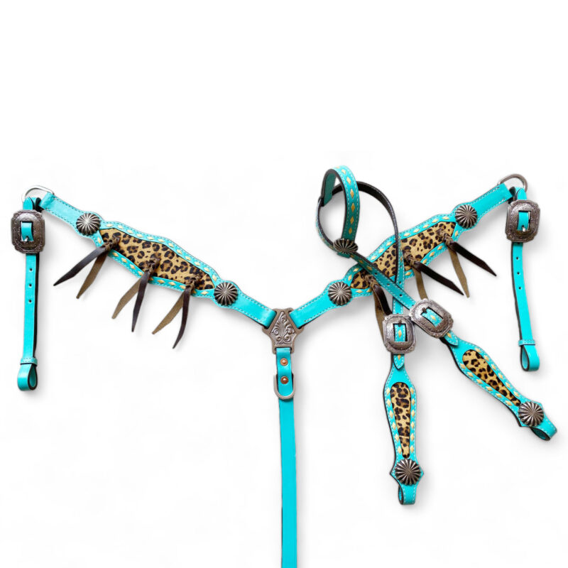 Western Leather Headstall tack Set (HSBM 114229) - Image 15