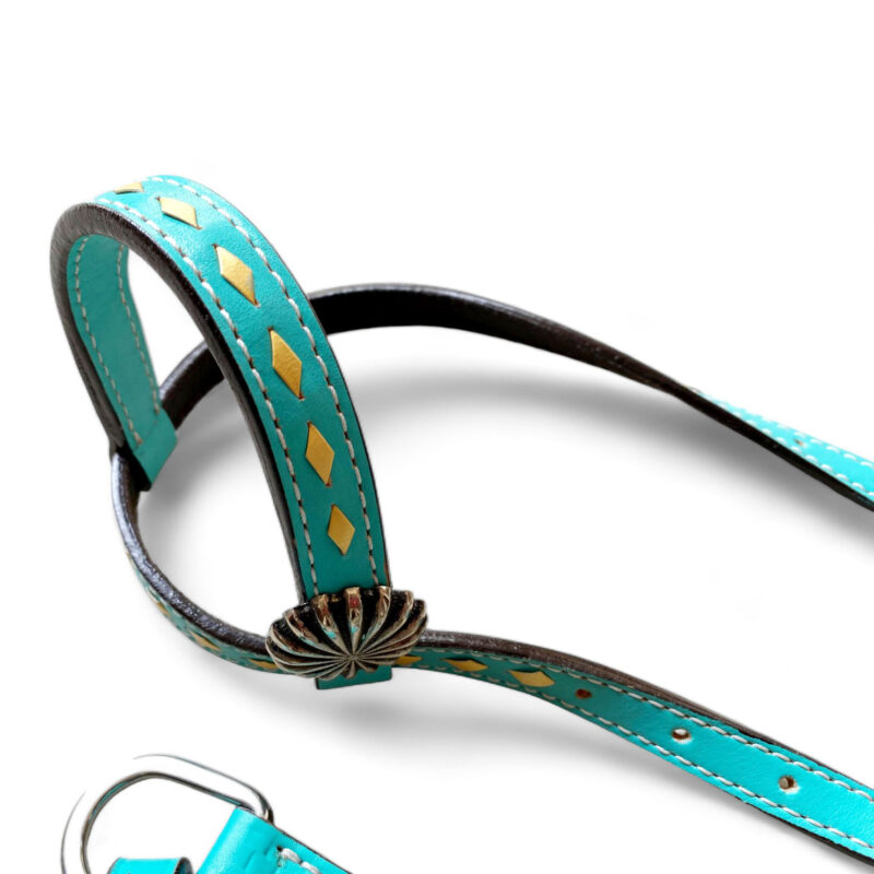 Western Leather Headstall tack Set (HSBM 114229) - Image 6