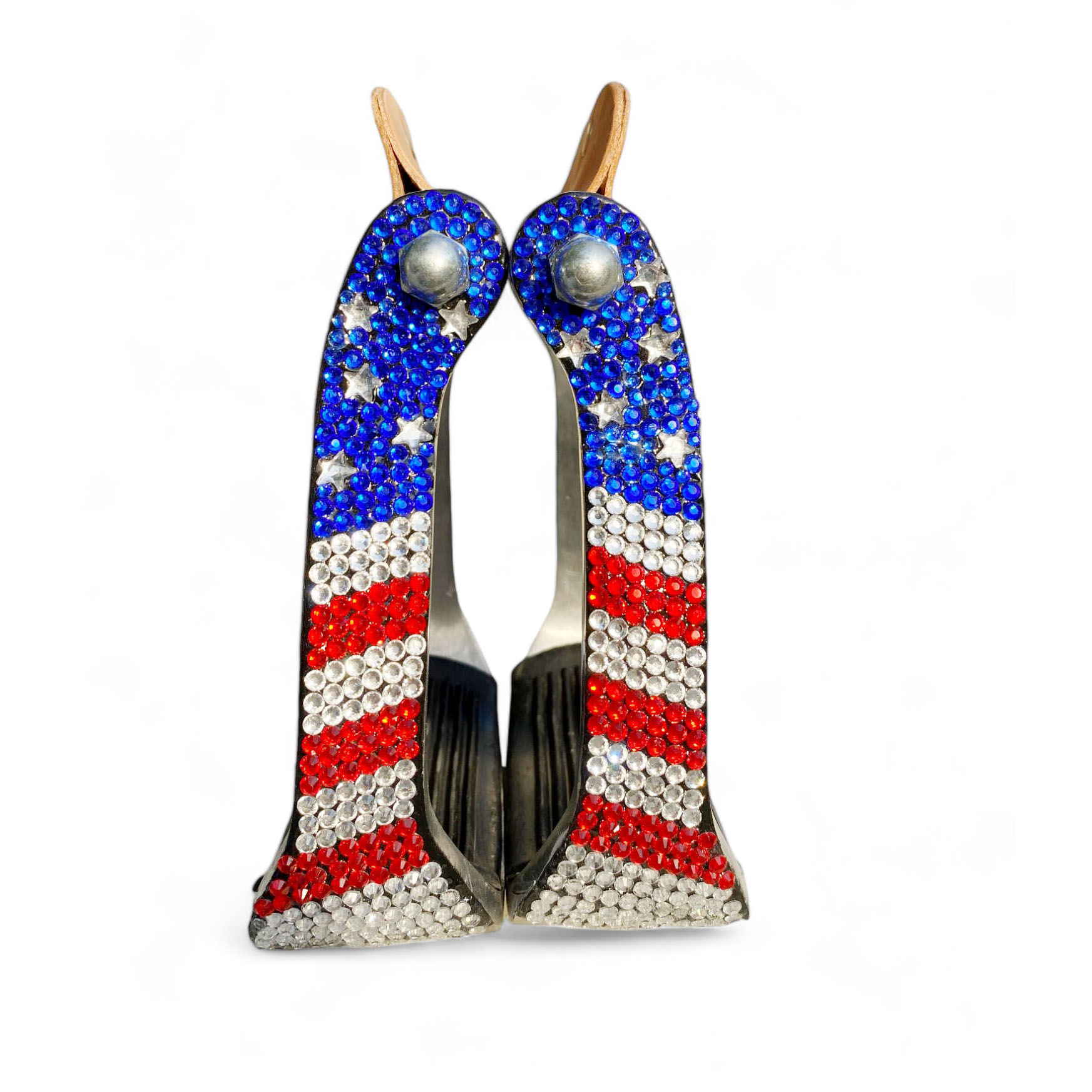 thumbnail interactive-video image 1 of Pair Of Western Bell Stirrups - Wood With Stainless Steel Cover, Great For Trail Riding & Roping 1 of 11
