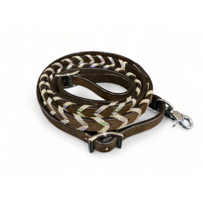 Laced reins