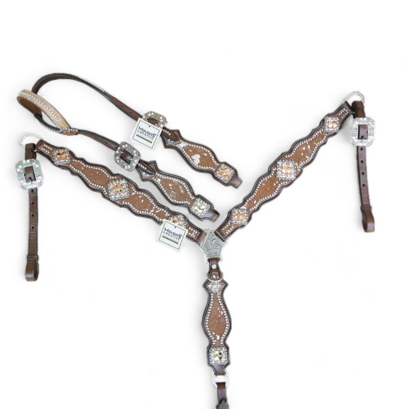 Western Leather Headstall tack set (HSBM 114256)