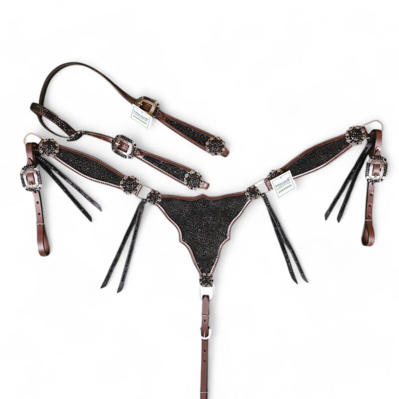 Western Leather Headstall Tack Set (HSBM 114300)