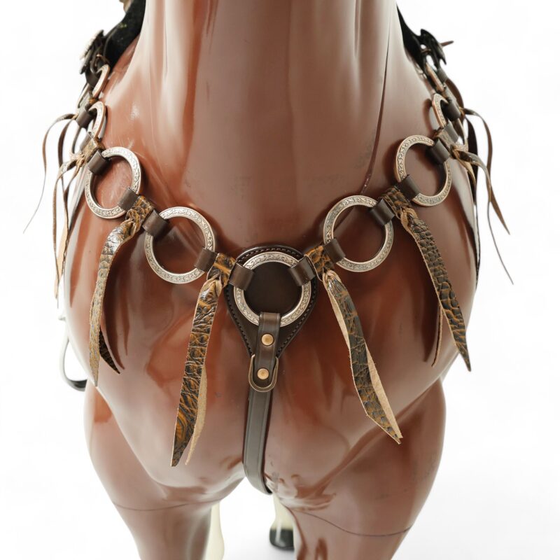 Western Leather Headstall Tack Set (HSBM 114279) - Image 3