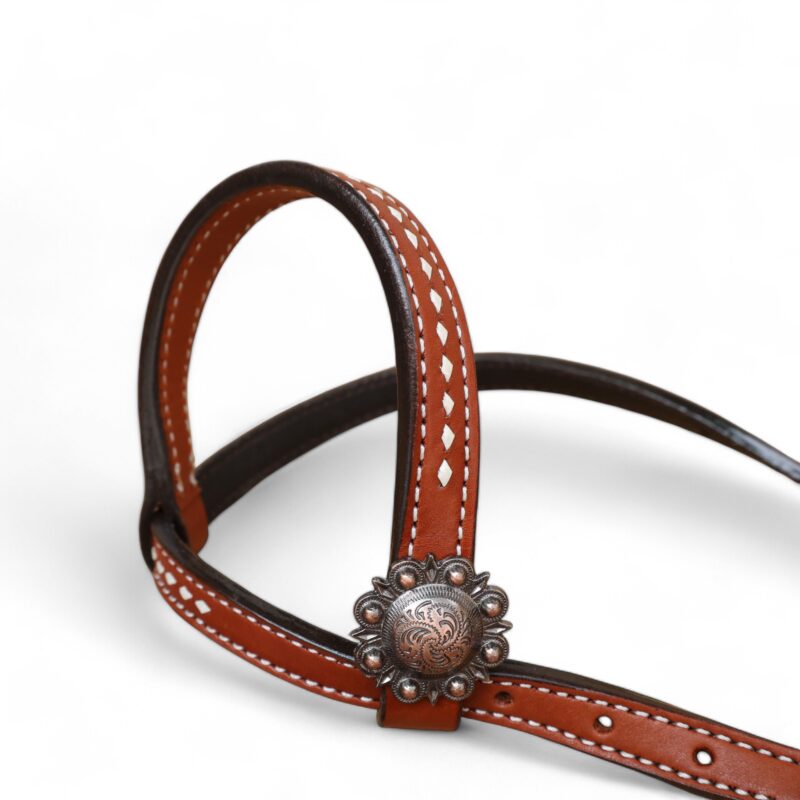 Western Leather Headstall Tack Set (HSBM 114292) - Image 2