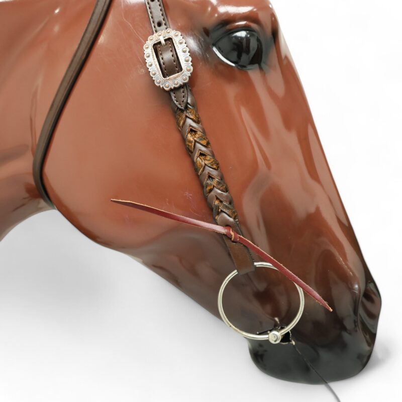 Western Leather Headstall Tack Set (HSBM 114279) - Image 9