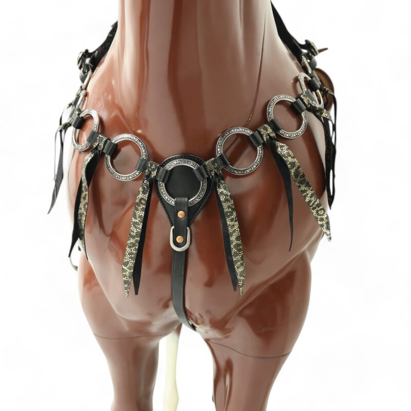 Western Leather Headstall Tack Set (HSBM 114278) - Image 2