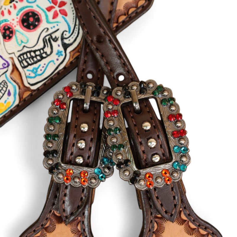 Western Leather Headstall Tack Set (HSBM 114286) - Image 4
