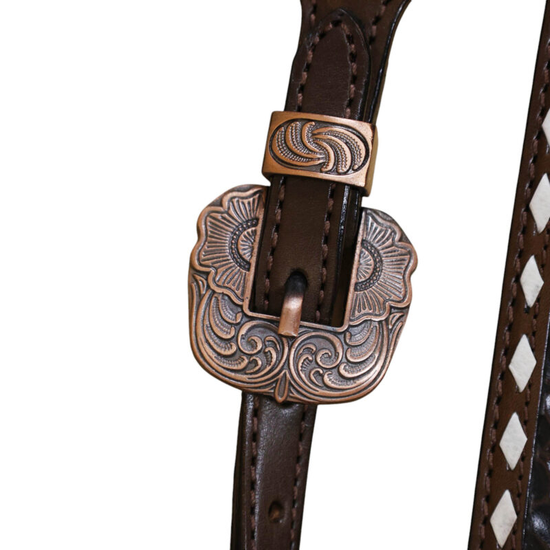 Western Leather Headstall Tack Set (HSBM 114308) - Image 6
