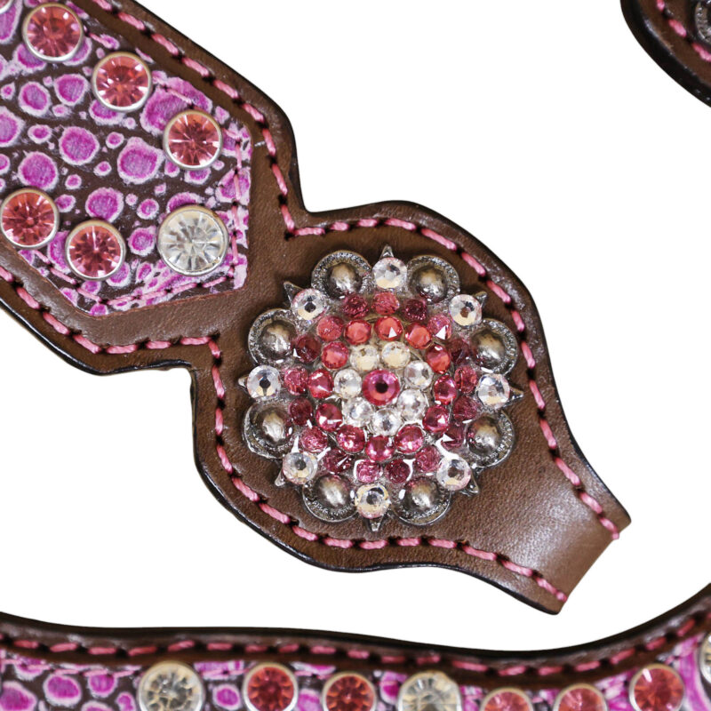 Western Leather Headstall Tack Set (HSBM 114312) - Image 5
