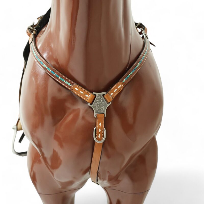 Western Leather Headstall Tack Set (HSBM 114285) - Image 6